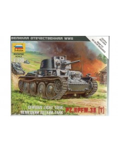 Panzer 38 (T) Light Tank - 1/100 scale