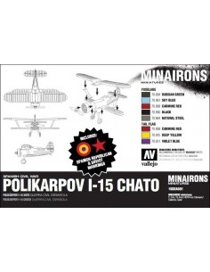 1/100 Caza Polikarpov I-15 2