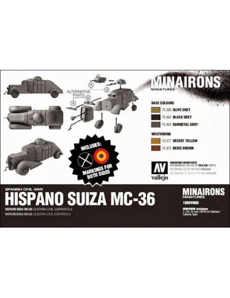 1/100 Hispano Suiza MC-36 - Caja de 1