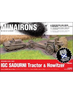 1/72 Sadurní tractor & howitzer - Boxed kit
