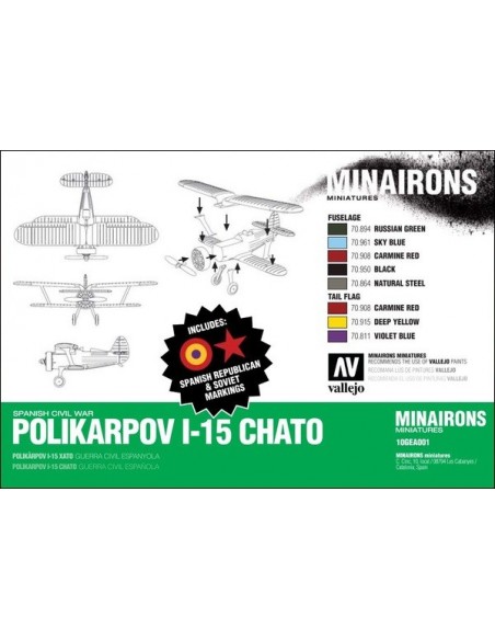 1/144 Polikàrpov I-15 Xato