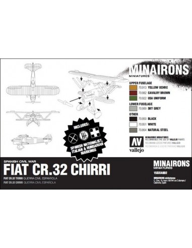 1/100 Caça Fiat CR.32