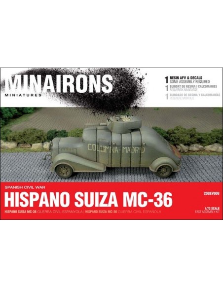 1/72 Hispano Suiza MC-36 - Boxed set