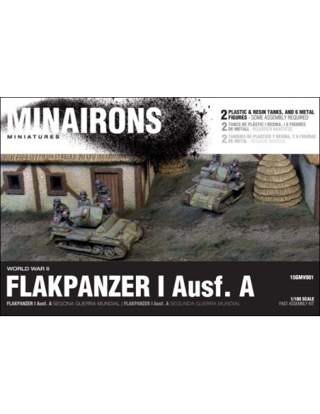 1/100 Flakpanzer I ausf. A - Caja de 2 1/100 Flakpanzer I ausf. A - Caja de 2