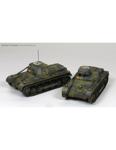 1/100 Panzer I ausf. B - Boxed set 1/100 Panzer I ausf. B - Boxed set