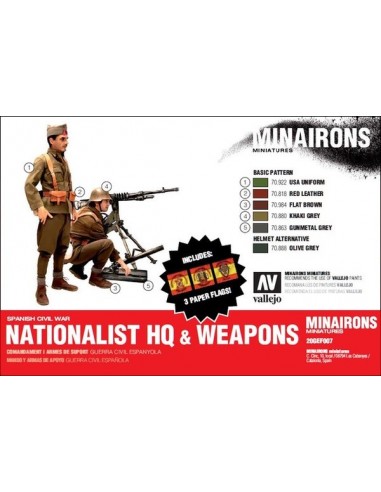 20mm Nationalist HQ & Weapons 20mm Nationalist HQ & Weapons