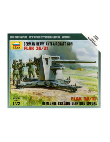 1/72 Antiaéreo alemán Flak 36/37