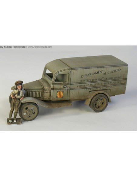 1/72 Ford AA Bookmobile - Boxed kit