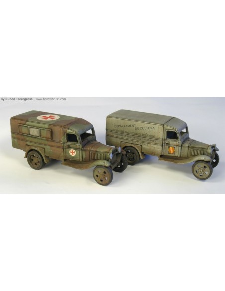1/72 Ford AA Bookmobile - Boxed kit