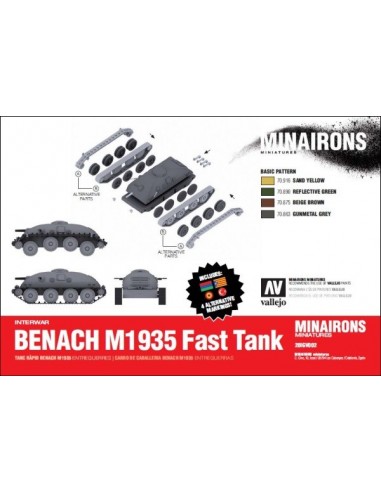 1/72 Benach M1935 Fast Tank - Boxed set