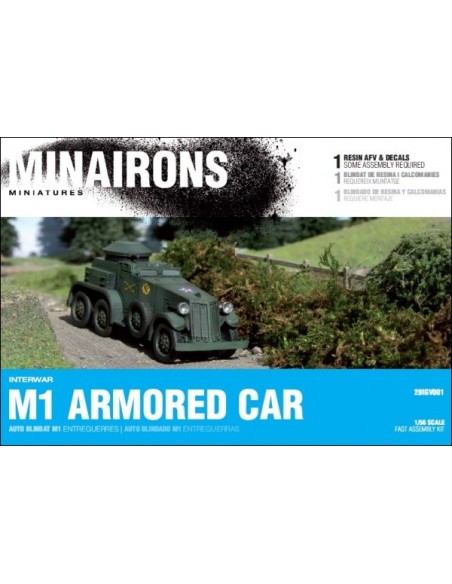 1/56 auto blindat M1 - Capsa d'1