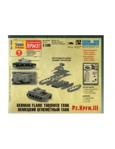 1/100 Panzer III lanzallamas - Caja de 1 2