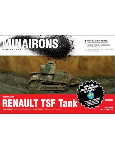 1/72 Renault TSF tank - Boxed kit