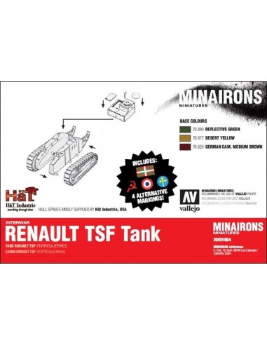 1/72 Renault TSF tank - Boxed kit