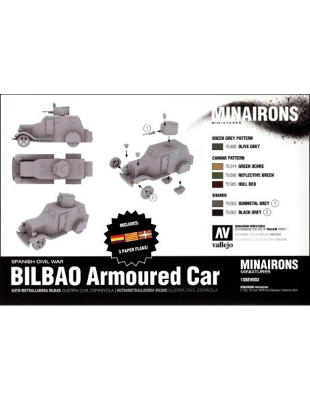 BILBAO Armoured Car - 1/100 scale