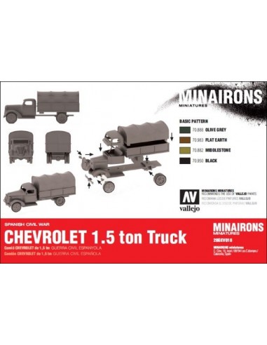 1/72 Chevrolet 1.5ton truck - Boxed kit