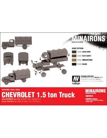 1/72 Chevrolet 1.5ton truck - Boxed kit