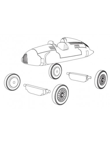1/72 Auto Union tipus D - Model sòlt