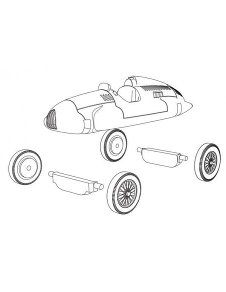 1/72 Auto Union tipus D - Model sòlt
