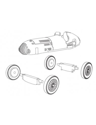 1/72 Mercedes Benz W154 - Model sòlt