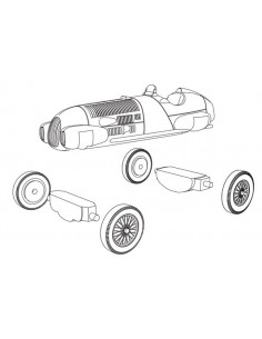 1/100 Alfa Romeo 12c/312 - Modelo suelto 2