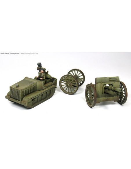 1/72 Landesa tractor & gun - Boxed kit