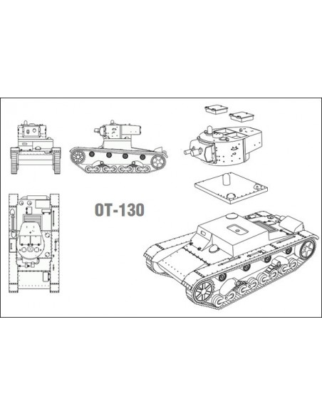 1/72 Tanc llençaflames OT-130