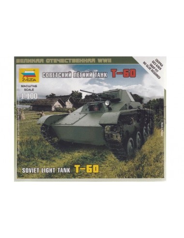 1/100 T-60 Light Tank - Boxed kit