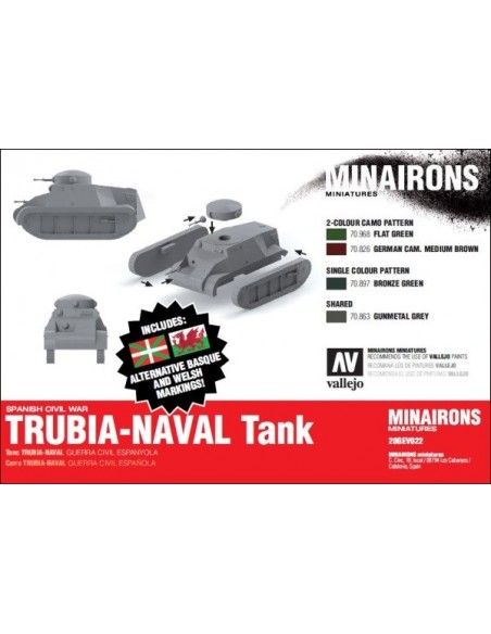 1/72 tanc Trubia-Naval - Capsa de 2
