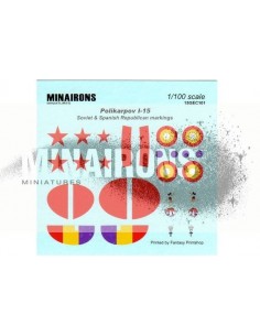 1/100 Polikarpov I-15 markings 2
