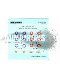 1/56 Distintivos del auto blindado M1 2