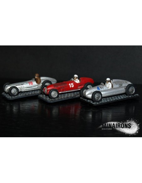 1/100 Racing Cars - Boxed set