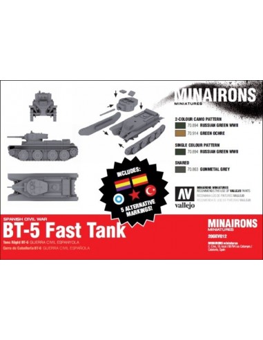 1/72 BT-5 fast tank - Boxed kit 1/72 BT-5 fast tank - Boxed kit