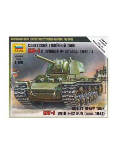 1/100 KV-1 mod. 1941 tank - Boxed kit