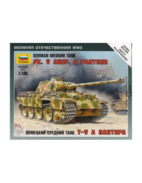 1/100 Tanc Panther ausf. A - Capsa d'1