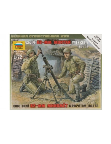 1/72 Morter soviètic de 82mm i servidors
