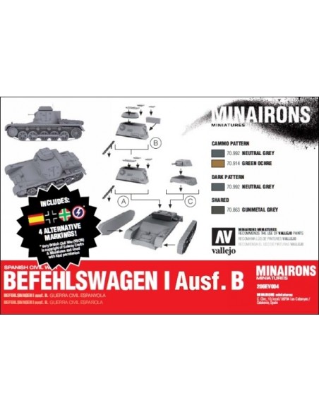 Befehlswagen I Ausf. B - escala 1/72
