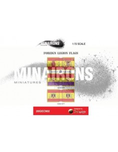1/72 Spanish Foreign Legion flags 2