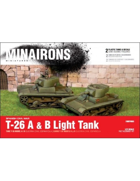 T-26 A & B Light Tank - 1/72 scale