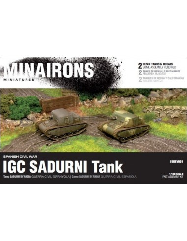 1/100 IGC Sadurní Tank - Boxed set