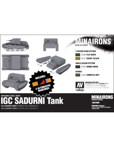 1/100 IGC Sadurní Tank - Boxed set 1/100 IGC Sadurní Tank - Boxed set