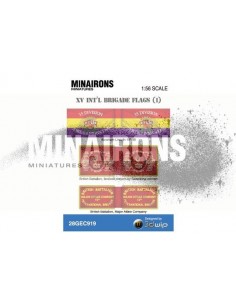 1/56 XV International Brigade Flags (1) 2