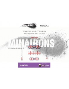 1/600 English White Squadron flags 2