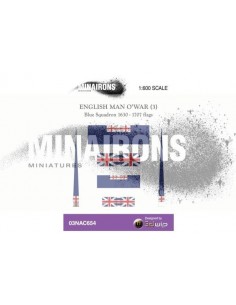 1/600 English Blue Squadron flags 2