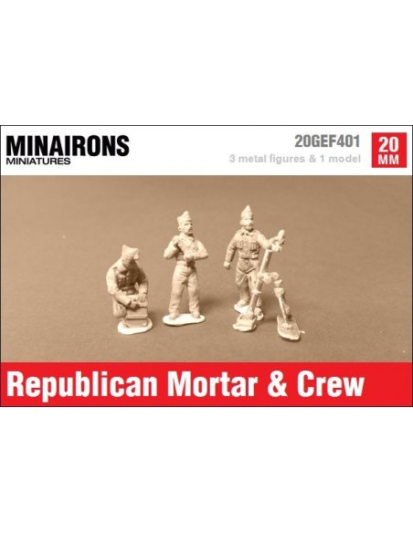 20mm Stokes-Brandt mortar & Republican crew 20mm Stokes-Brandt mortar & Republican crew