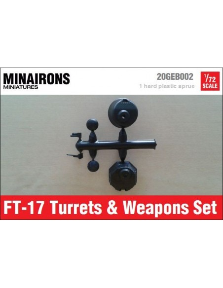 1/72 FT-17 Turrets & weapons set