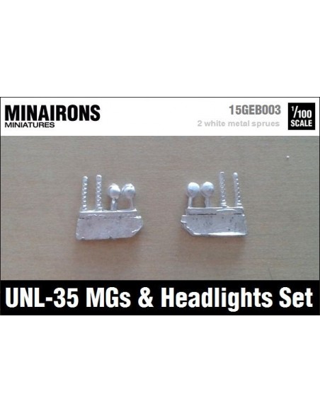 1/100 UNL-35 MGs & lights set