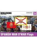 1/600 Spanish Man-of-war flags