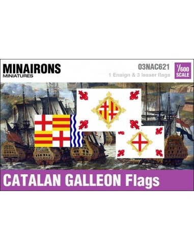 1/600 Catalan Galleon flags