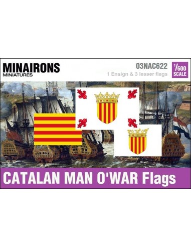 1/600 Catalan Man-of-war flags